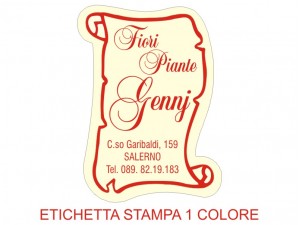 Etichette adesive per fioristi, fiorai e vivaisti (mm 33x45)  (cod.77G)